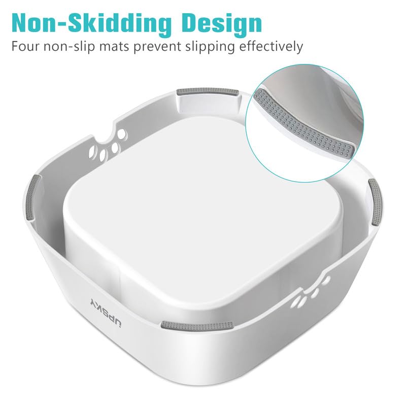 UPSKY Dog Water Bowl Vehicle Carried Floating Bowl Cat Water Bowl Slow Water Feeder Dispenser Anti-Overflow Pet Fountain Portable Car Dog & Cat